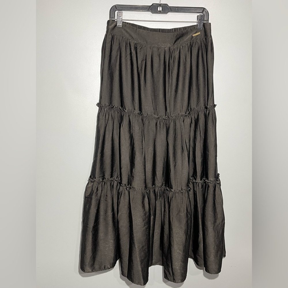 Marc new‎ York Elegant Black Tiered Skirt
